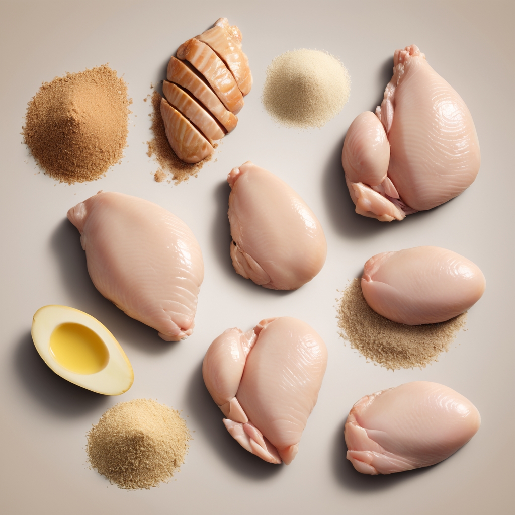8 oz of chicken breast protein