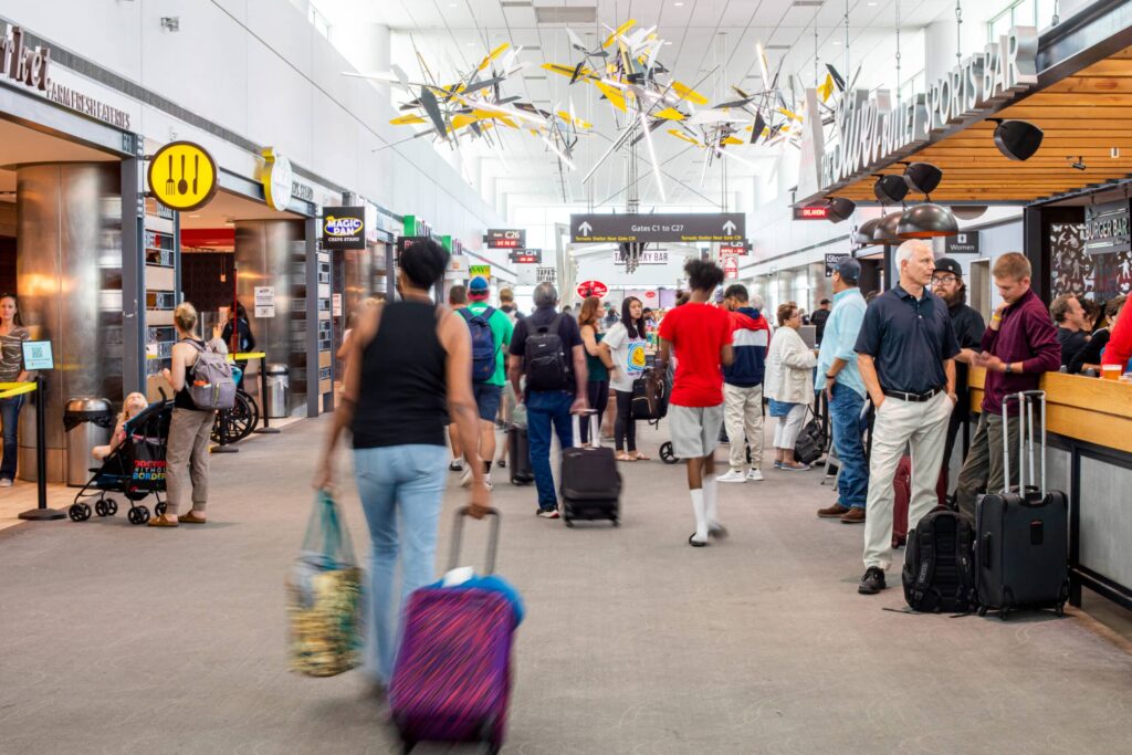 denver airport food map