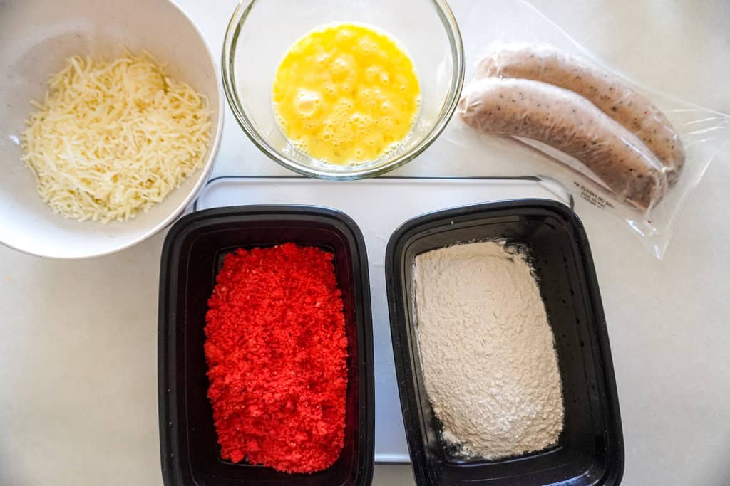 Boudin Balls Hot Cheetos